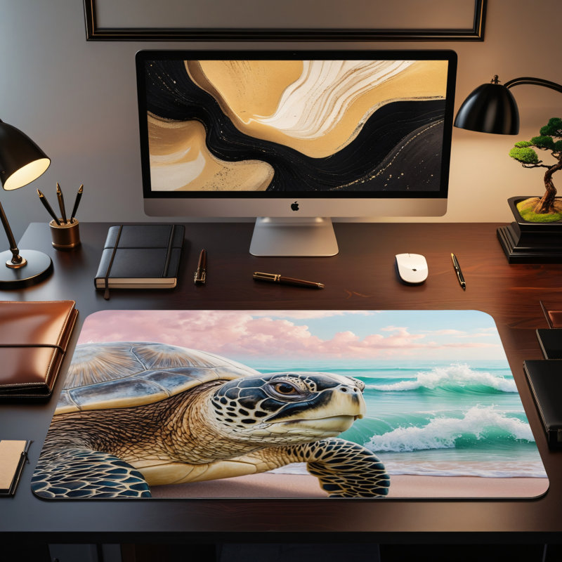 Polyester Desk Pad, 31.5x15.5
