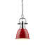 Luminaire suspendu unique à 1 lumière Alethia sans accents de matériau secondaire ou d'accent-482482417-482482419