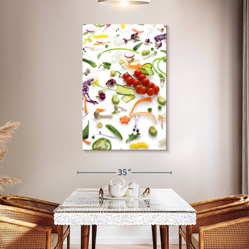 Yarlin Vegetable Varieties, 48" H x 32" W
