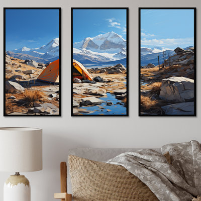 Mountain Camping Solitude 2 - Camping Travel Wall Art