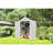 Campcraft Resin Storage Chamber 6*5Ft - Pp, Waterproof, Rust & Protected, Abundant Storage, Transparent Window Structure Quality Shielded, Spacious Inside, Hd