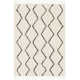 Mossy Moroccan Charcoal/Light Beige Area Rug