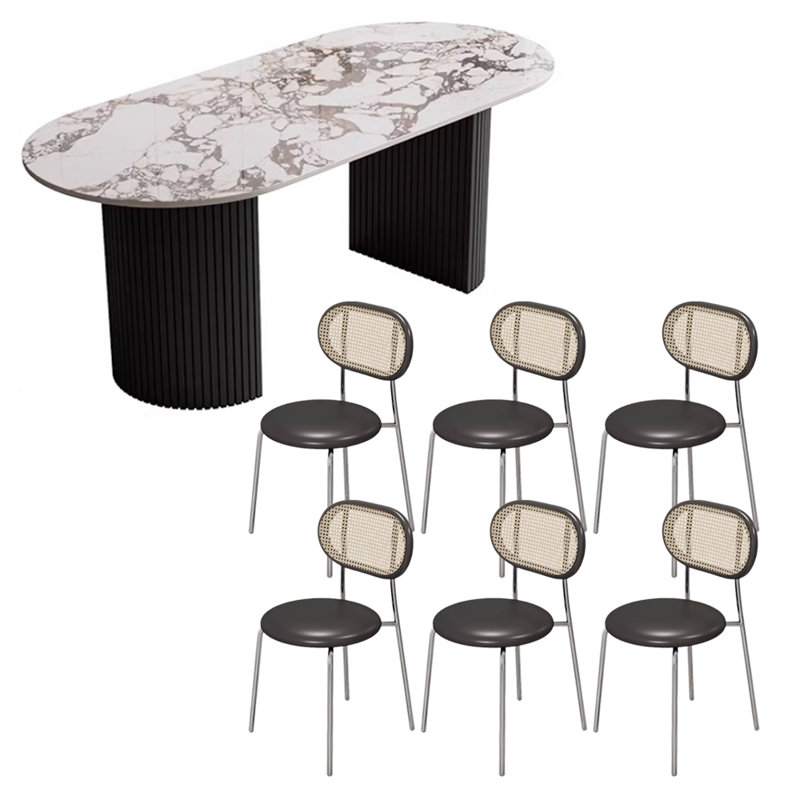 Table de salle à manger Modern, H 29,52 po x L 62,99 po x l 31,49 po