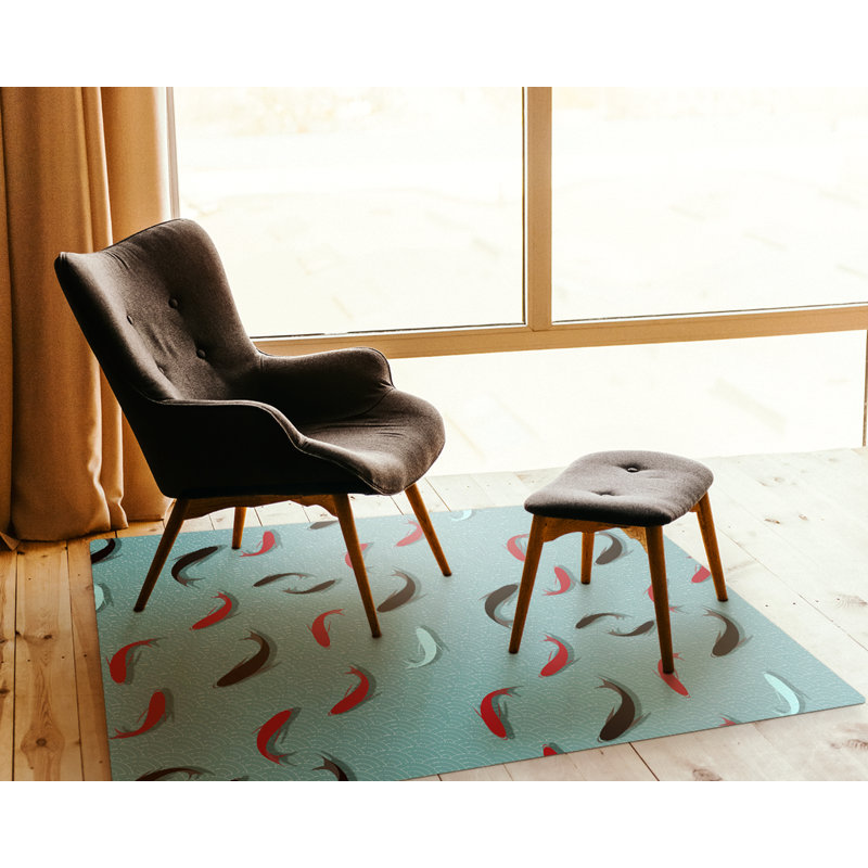 Myrtes Hard Floor Rectangular Chair Mat, 90 x 120cm