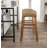 Maui Rustic Bohemian Hyacinth/Wood Backless Stool-958703067-997074875