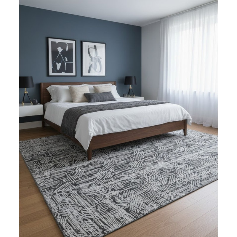 Performance Wool Abstract Indoor Rug