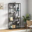 HOMCOM Industrial Bookcase 7-Tier Bookshelf Shelving Unit-949634273