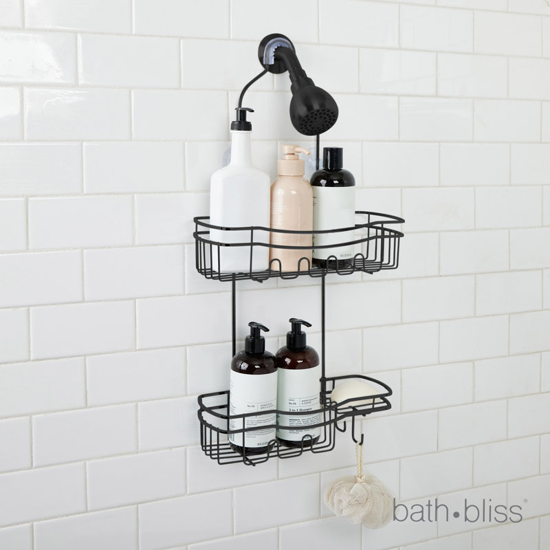  Serviteur de douche adhésif noir Ultimate