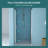 36"W X 72"H Fold Frameless Shower Door With Tempered Glass-111798350