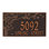 Personalized Spring Blossom Estate 2-Line Wall Address Plaque