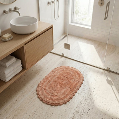 Tapis pour salle de bain 100% coton
