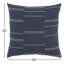  Coussin décoratif rayé carré