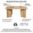 Elainea 32 Inch Coffee Table, Handcrafted Natural Acacia Wood, Square Top With Diagonal Wide Panel Legs