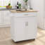 Chariot de cuisine multifonctionnel, porte-serviettes, structure stable, îlot à roulettes amovibles avec tablettes réglables, support pratique et pratique