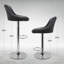 Tabouret de bar réglable en cuir Calvyn-784560871-748076458