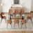 9-Piece Glass Top Dining Table Sets-1264657866