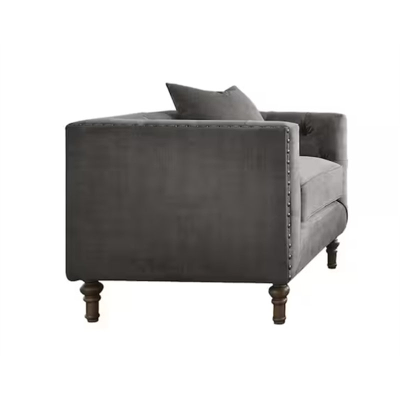 Chaise en velours Sidonia