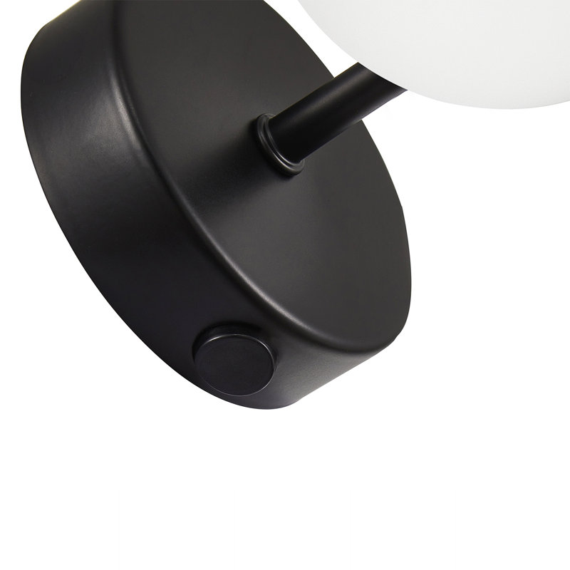 Armed Sconce, Matte Black