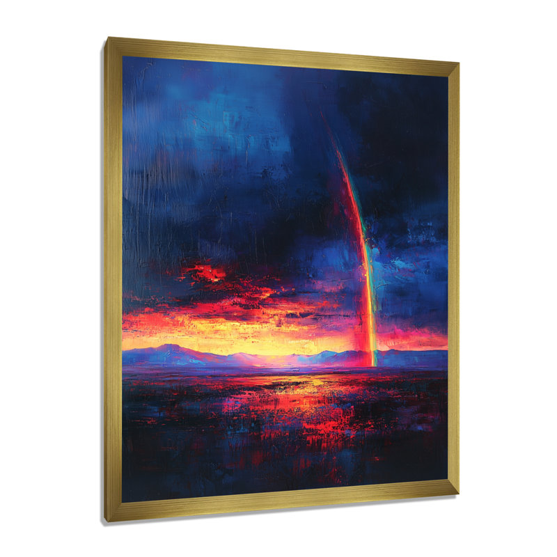 Belmond - Landscapes Wall Decor, H 32 po x l 24 po, Picture Framed Print, Doré