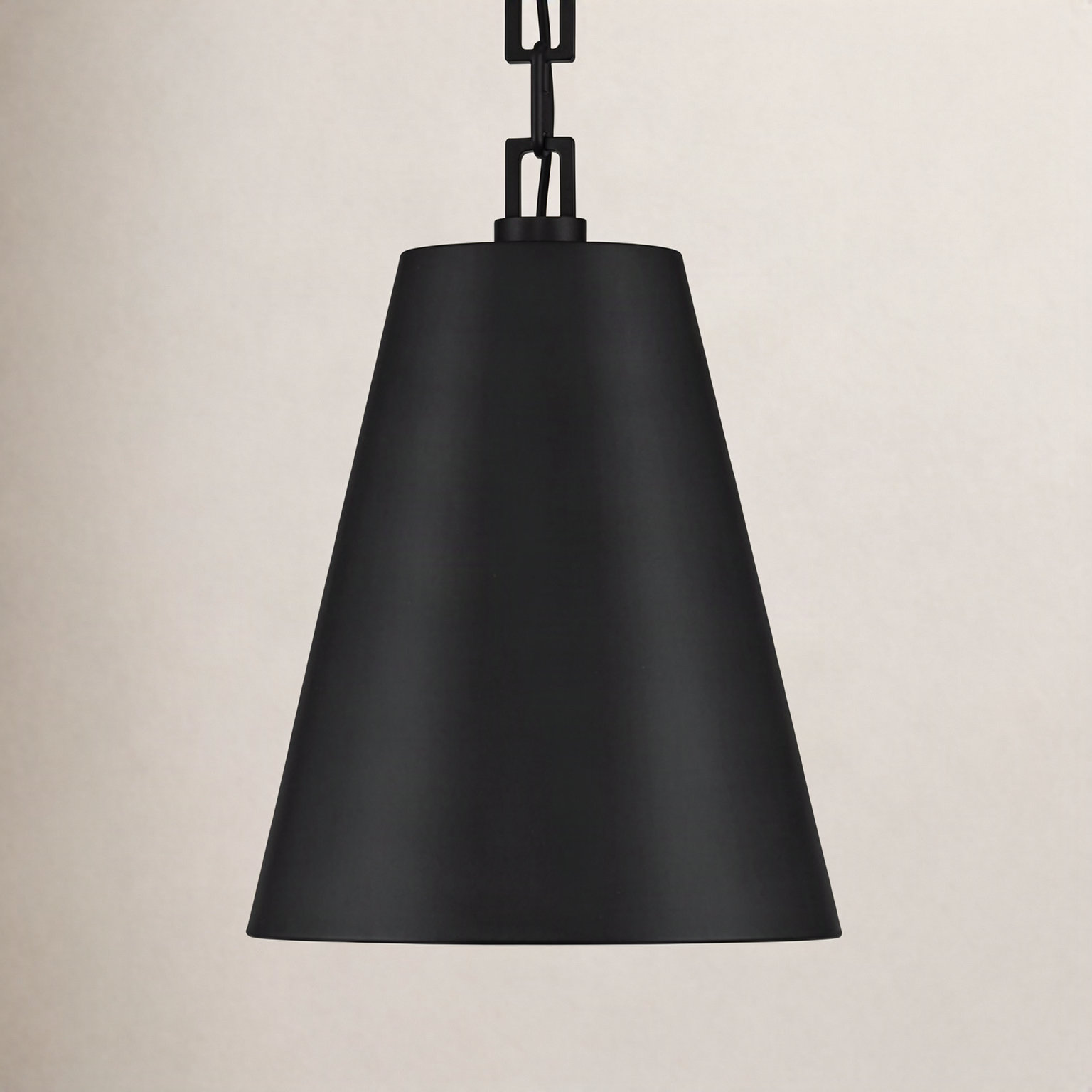 Altair 2 Light Iron Dimmable Pendant, Matte Black/Antique Gold