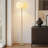 Rowan 66 in. Mid-Century Modern LED Energy Efficient Floor Lamp with Drum Shade