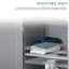Base de meuble-lavabo gris sous le lavabo - base de meuble-lavabo peu encombrante avec tablette ajustable pour hygiène quotidienne et armoire à serviettes Gris, découpe en U requise pour l'organisation du produit
