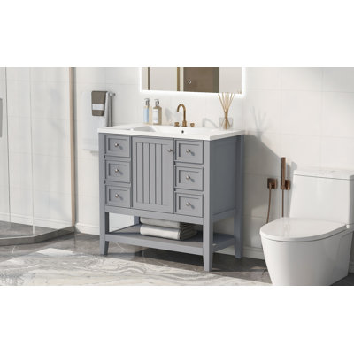 36" Bathroom Vanity with Sink