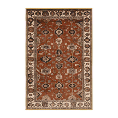 Tapis brun lavable à la machine