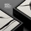 «Black Grey Paint Stroke Curve Collage», reproduction sur toile flottante-1209854562-1209854563