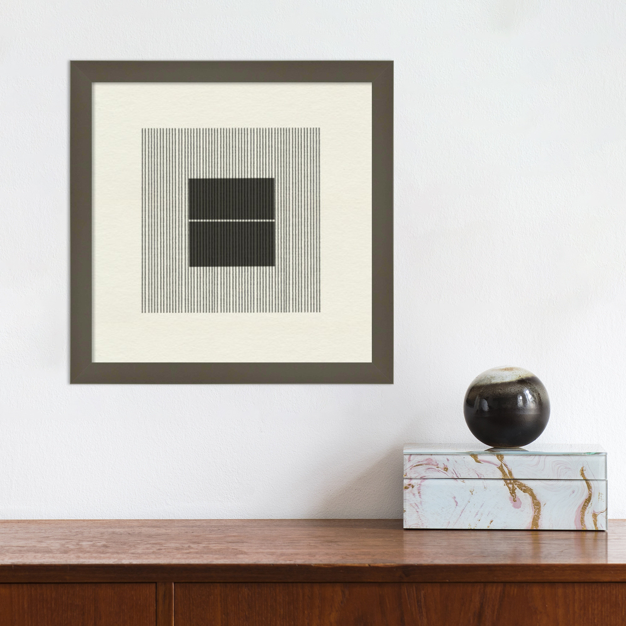 Honoring Matisse Warm by The MIUUS STUDIO, Gray, 13" H x 13" W x 1" D