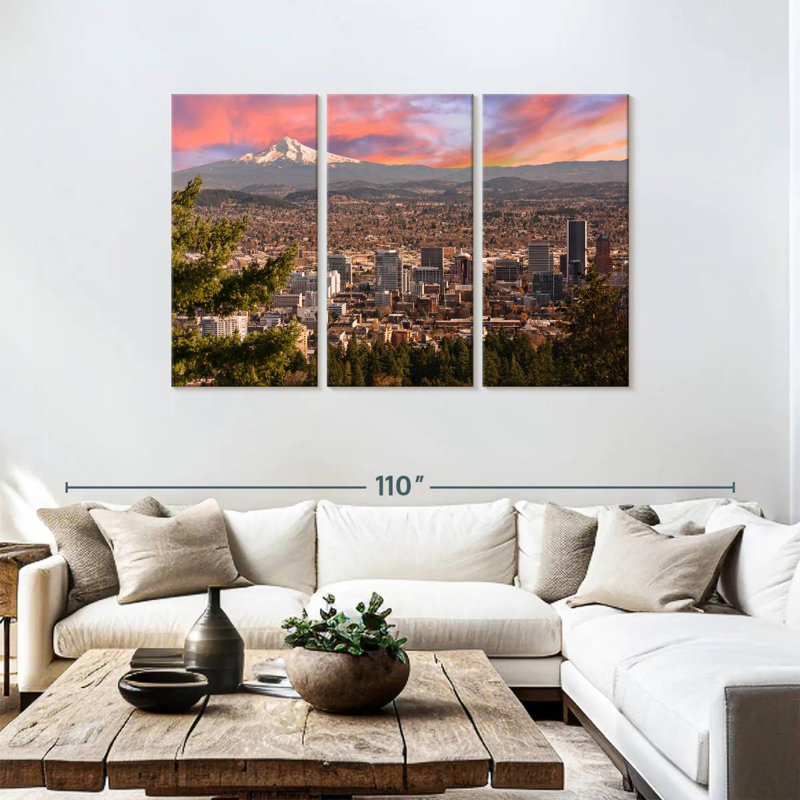 Sebbie Portland, 48" H x 74" W