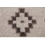 Tapis oriental tribal à motif géométrique marocain 5 x 7
