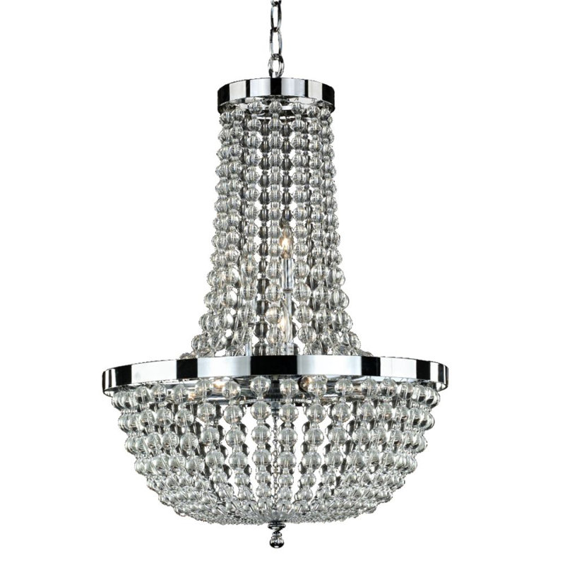 Helland 9 - Light Glass Dimmable Empire Chandelier