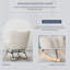 Chaise berçante en molleton l 27,5 po Zeanna