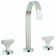Spring Widespread Faucet Bathroom Faucet with Drain