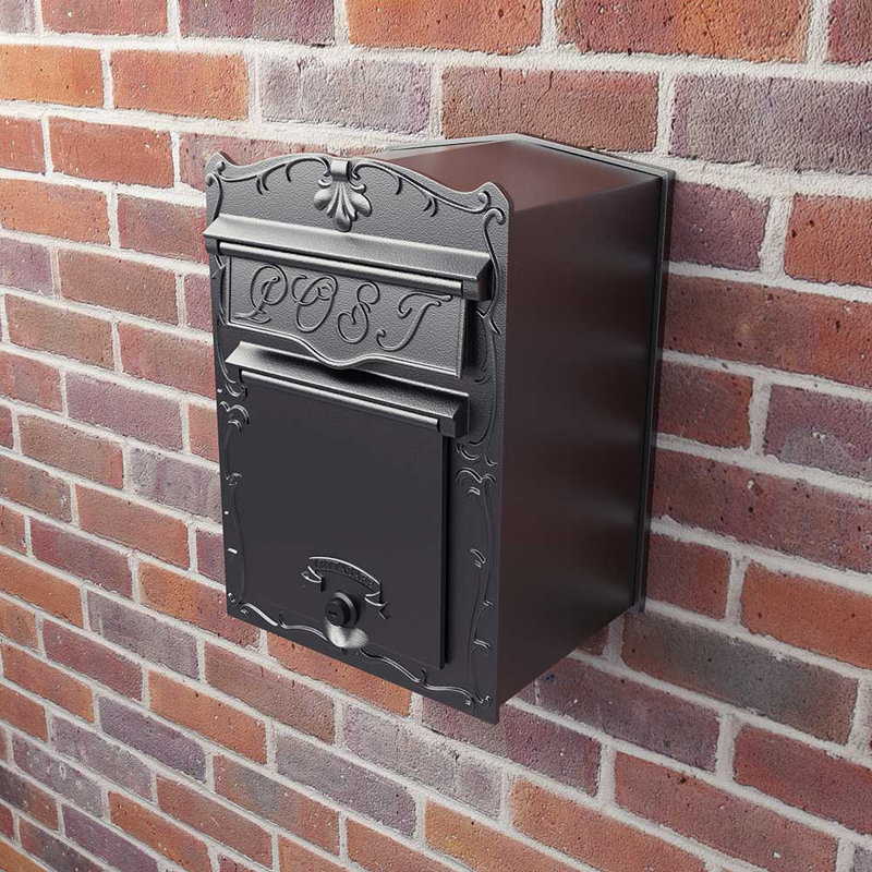 Kingsbury Front Retrieval Locking Wall Mounted Mailbox