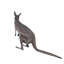 Statue kangaroo australienne outback