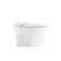 Smart Toilet Bidet Combo With Foot Sensor Open Cover/Seat, Self-Cleaning Nozzle, Heated Seat, Night Light, Knob Control, Power Outage Flushing, Soft Close, Auto Flush, With Remote Control