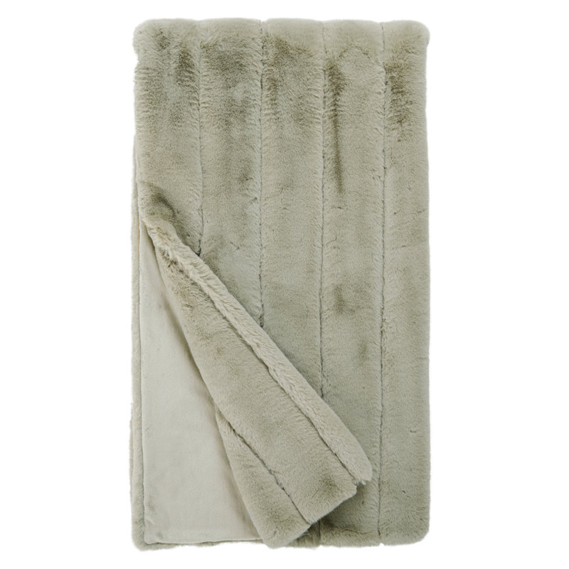 Faux Fur Posh Throw