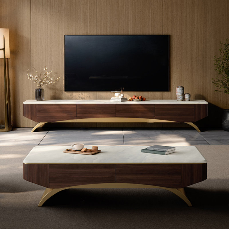 Table basse en bois massif, H 17,7 po x L 47,2 po x l 23,6 po