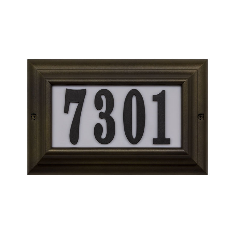Rectangle Wall Plaque, Oil Rub Bronze