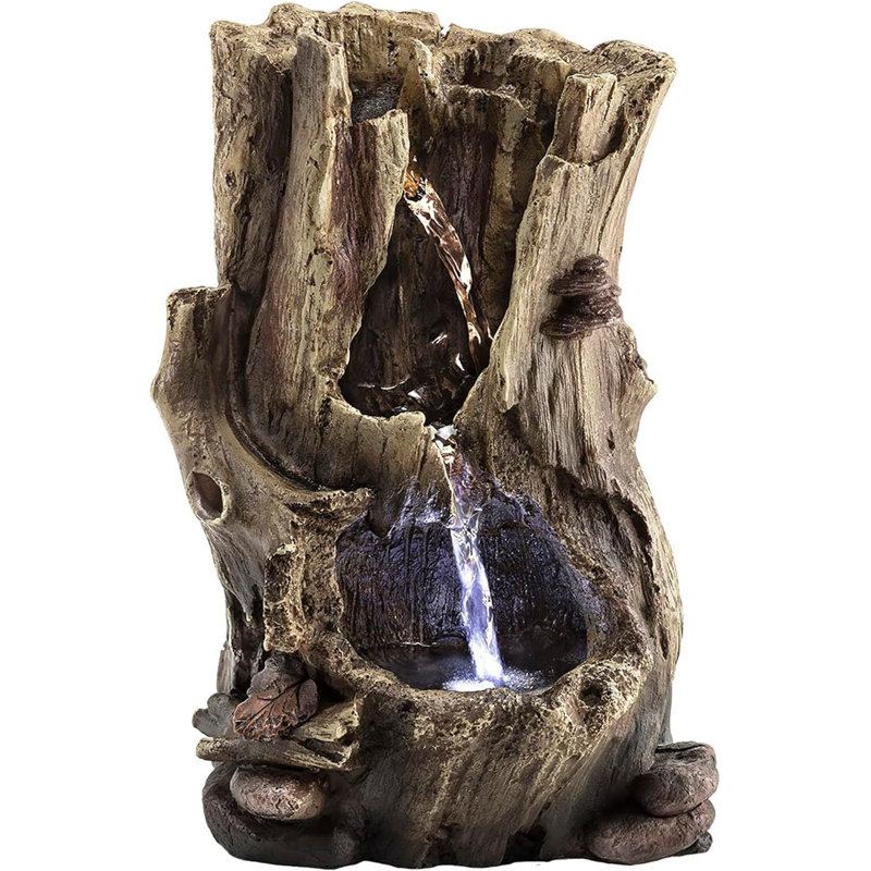 Fontaine de tronc d'arbre Rainforest