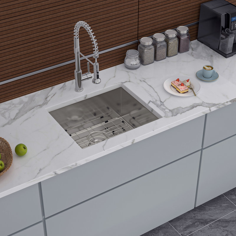 21'' L Single Bowl Stainless Steel Kitchen Sink