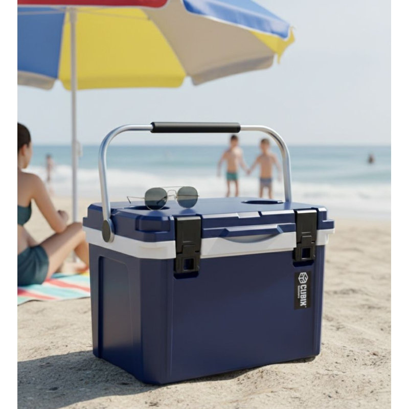 Glacière Cubix Outdoor Quadral 20Q - Bleu abîme, Bleu abysse