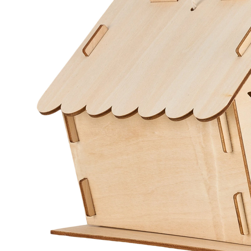 2-Pack Wooden DIY Birdhouse Craft Kit for Kids