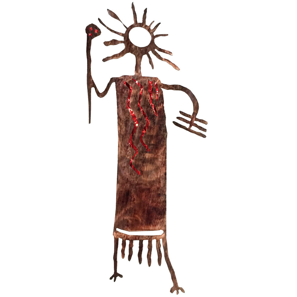 Petroglyph Ted Wall Décor World Menagerie 