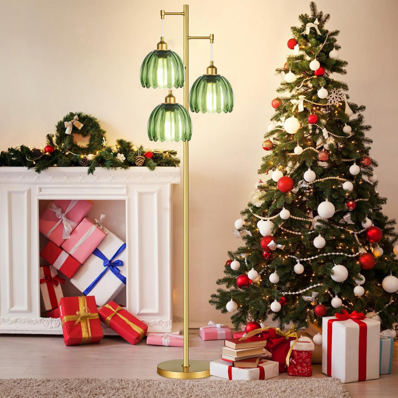 Lampe sur pied Modern Tree, Vert