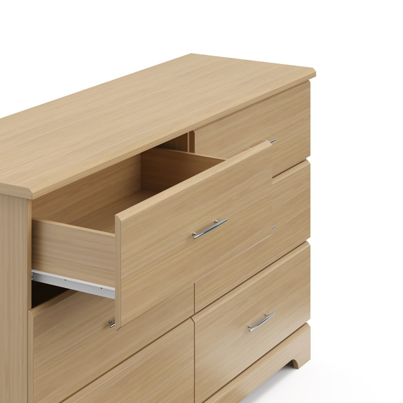Brookside 6 Drawer Double Dresser, Driftwood