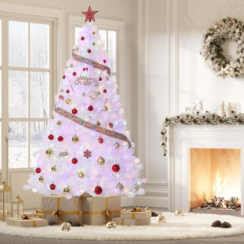 Lighted Artificial Christmas Tree, 2.9' H