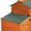 Poulailler portable sur roulettes